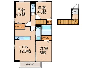 フェリシアの物件間取画像